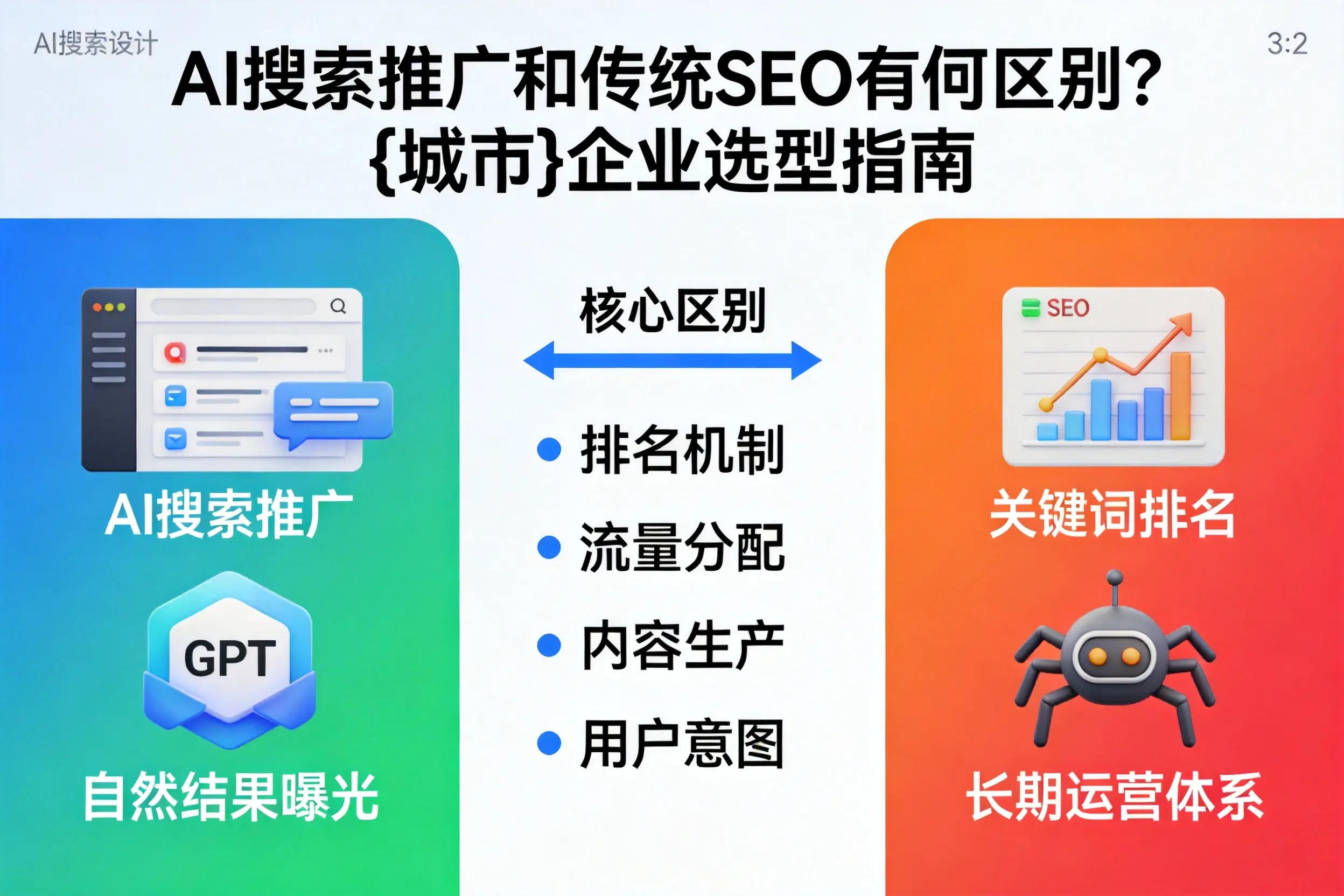 AI搜索推广和传统SEO有何区别？烟台企业选型指南