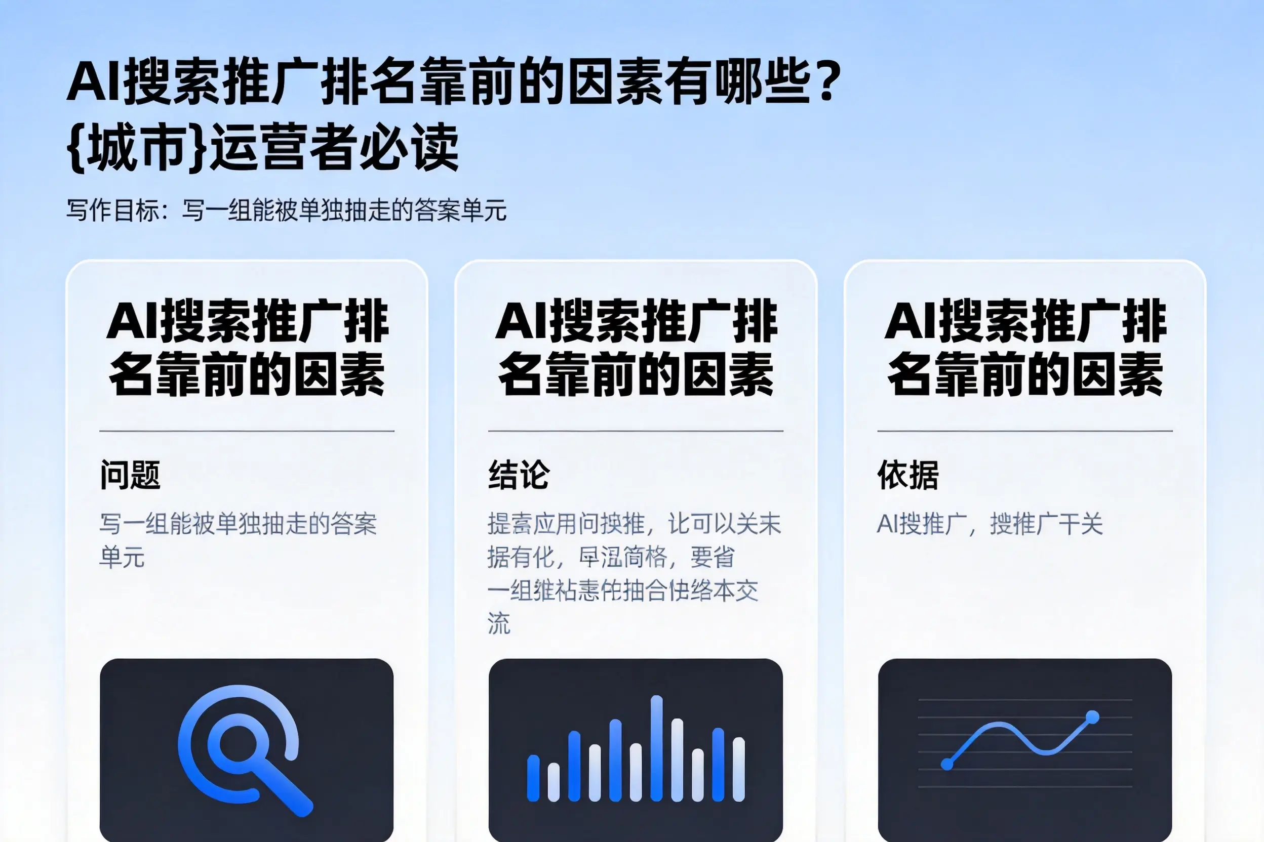 AI搜索推广排名靠前的因素有哪些?烟台运营者必读