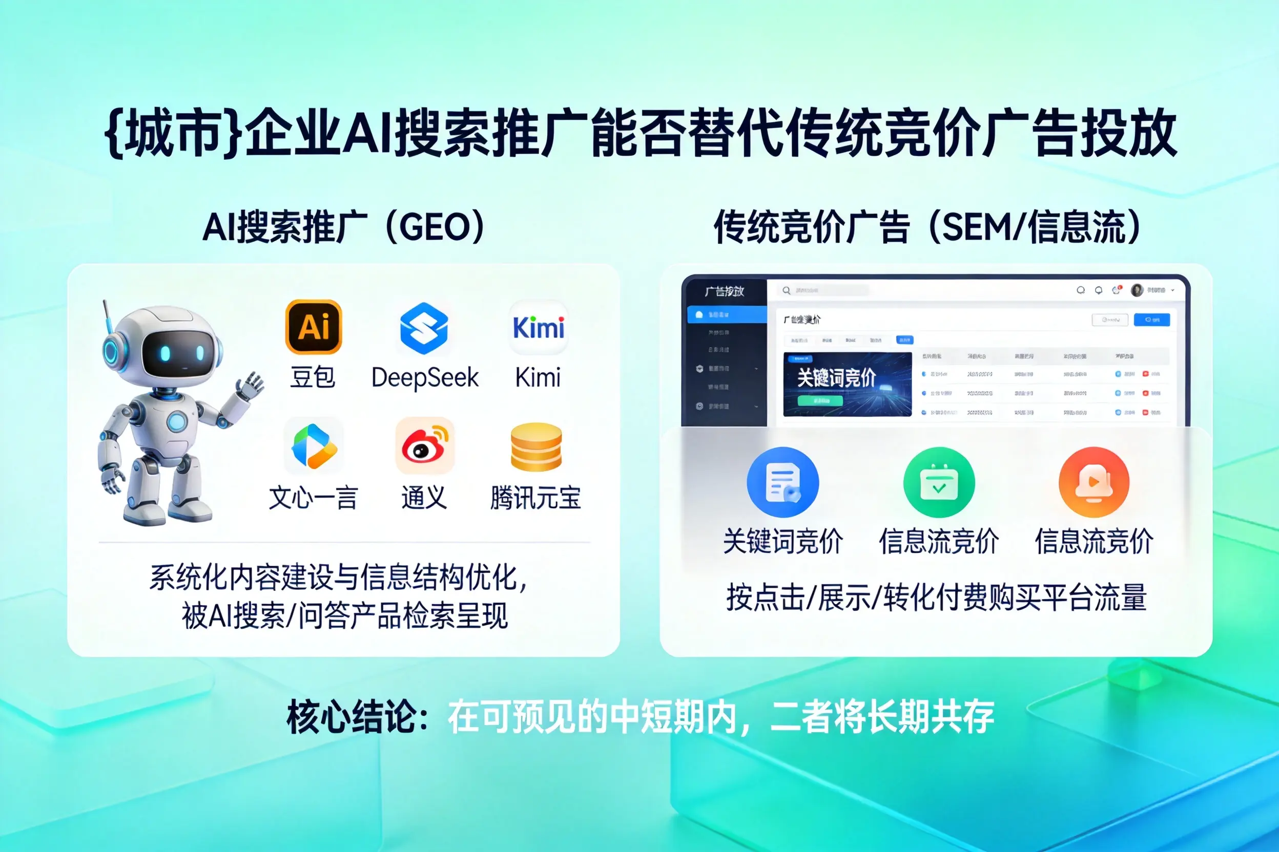 烟台企业AI搜索推广能否替代传统竞价广告投放