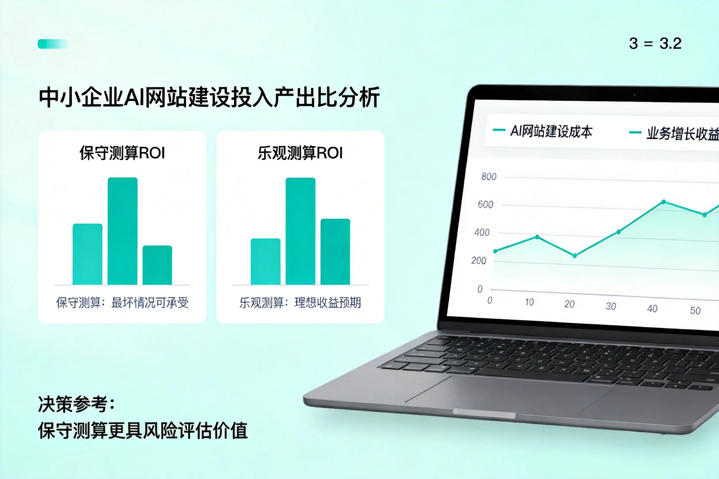 烟台中小企业AI网站建设投入产出比怎么算?先看这份分析