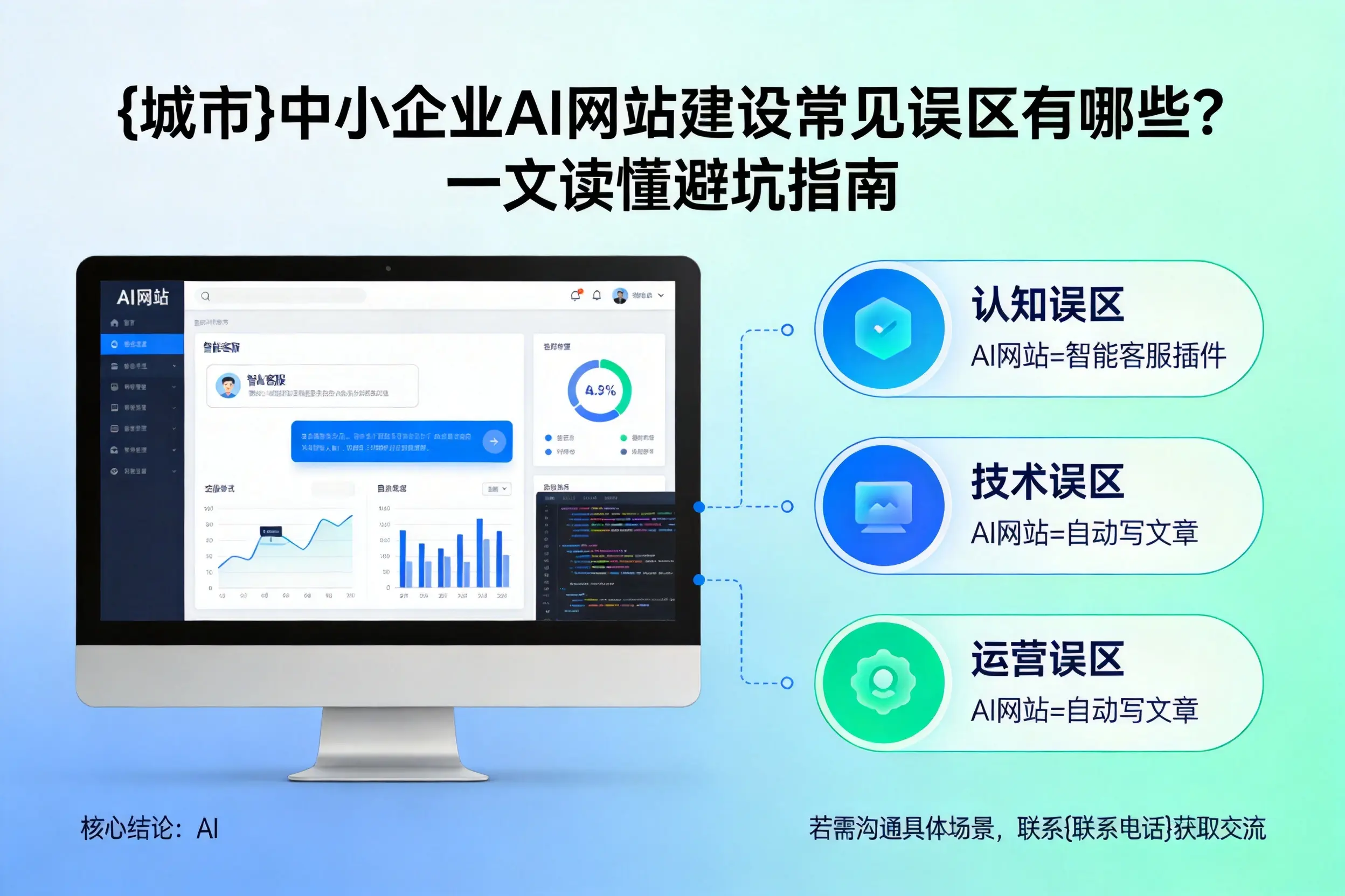 烟台中小企业AI网站建设常见误区有哪些？一文读懂避坑指南