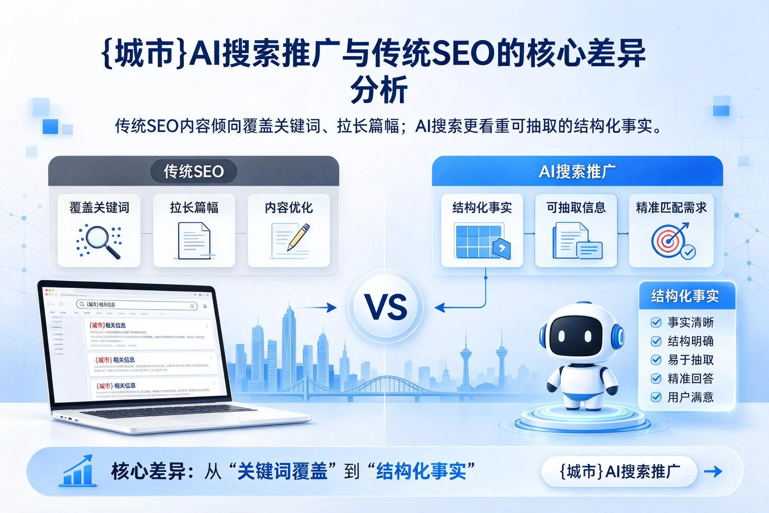 烟台AI搜索推广与传统SEO的核心差异分析